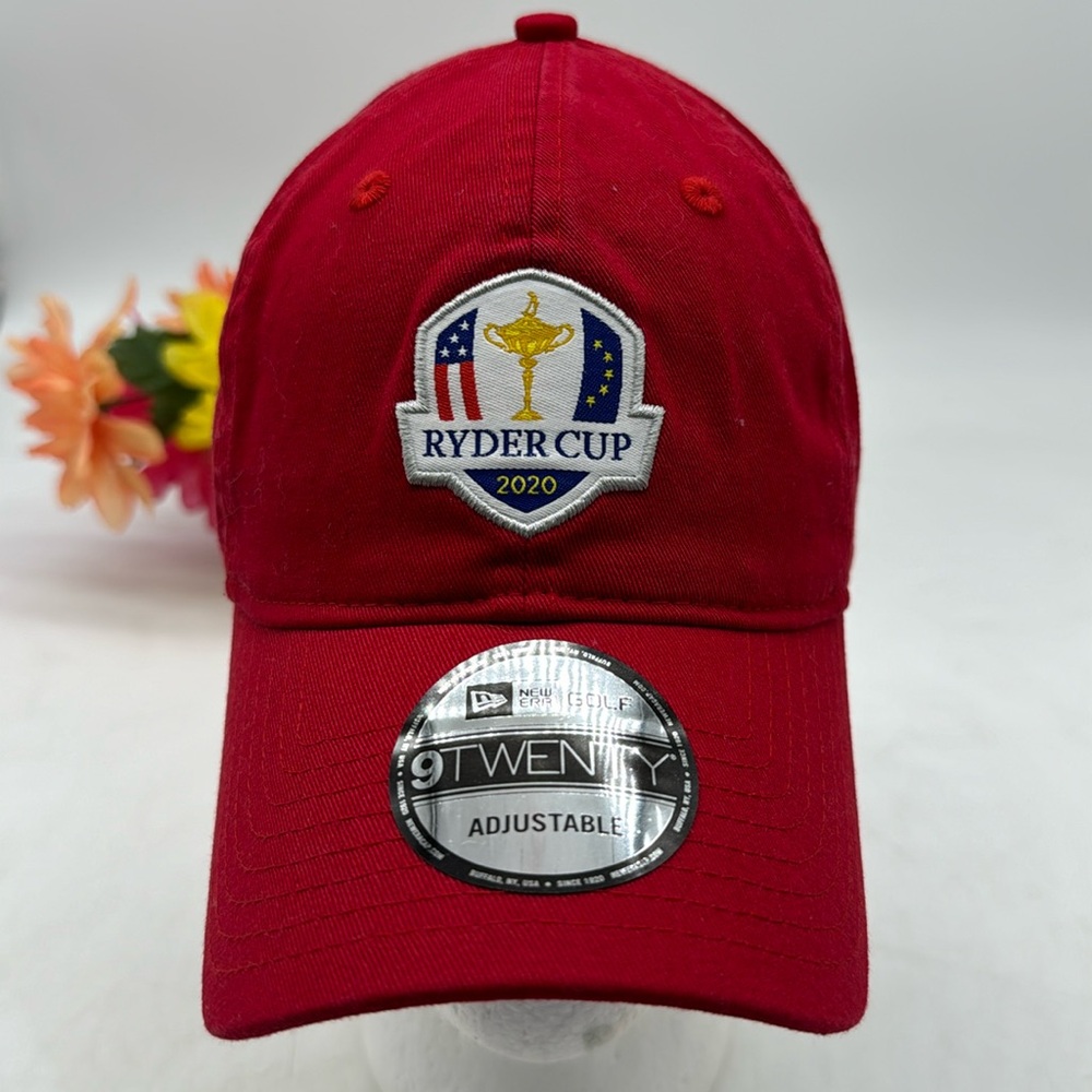 Ryder Cup NWT Red Baseball Hat Golf Hat Adjustable HT5571D